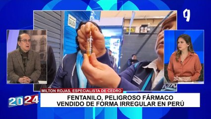 Especialista de Cedro advierte sobre el peligro del consumo del fentanilo: "Genera dependencia crónica y fatal"