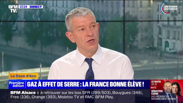 La France poursuit la baisse de ses émissions de gaz à effet de serre