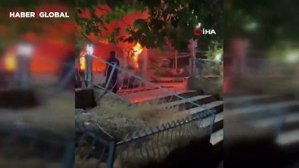 Ankara'da lunapark cayır cayır yandı