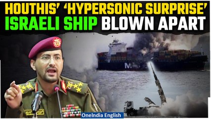 Houthis Claim First-Ever Hypersonic Missile Strike; Israeli Ship Turns Into Rubble  in Gulf of Aden