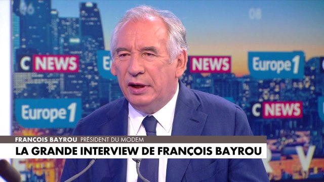 François Bayrou : «Vladimir Poutine doit être en train d'ouvrir le champagne à cette heure-ci»