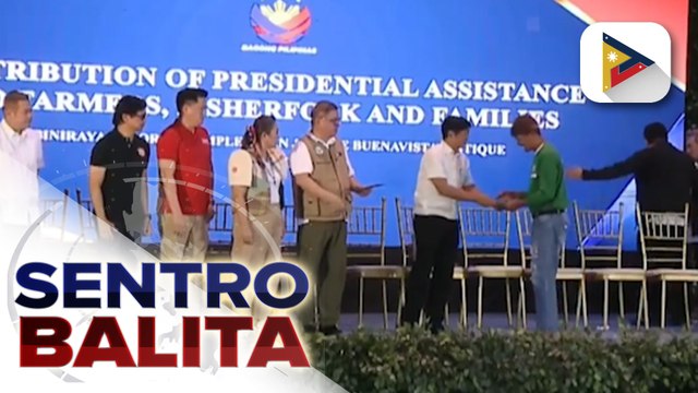 Mga magsasaka at mga mangingisda sa Antique, sunod na binisita at binigyan ng tulong ni PBBM