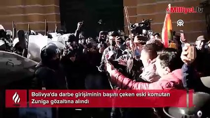 Bolivya'da darbe girişiminin başını çeken eski komutan Zuniga gözaltına alındı