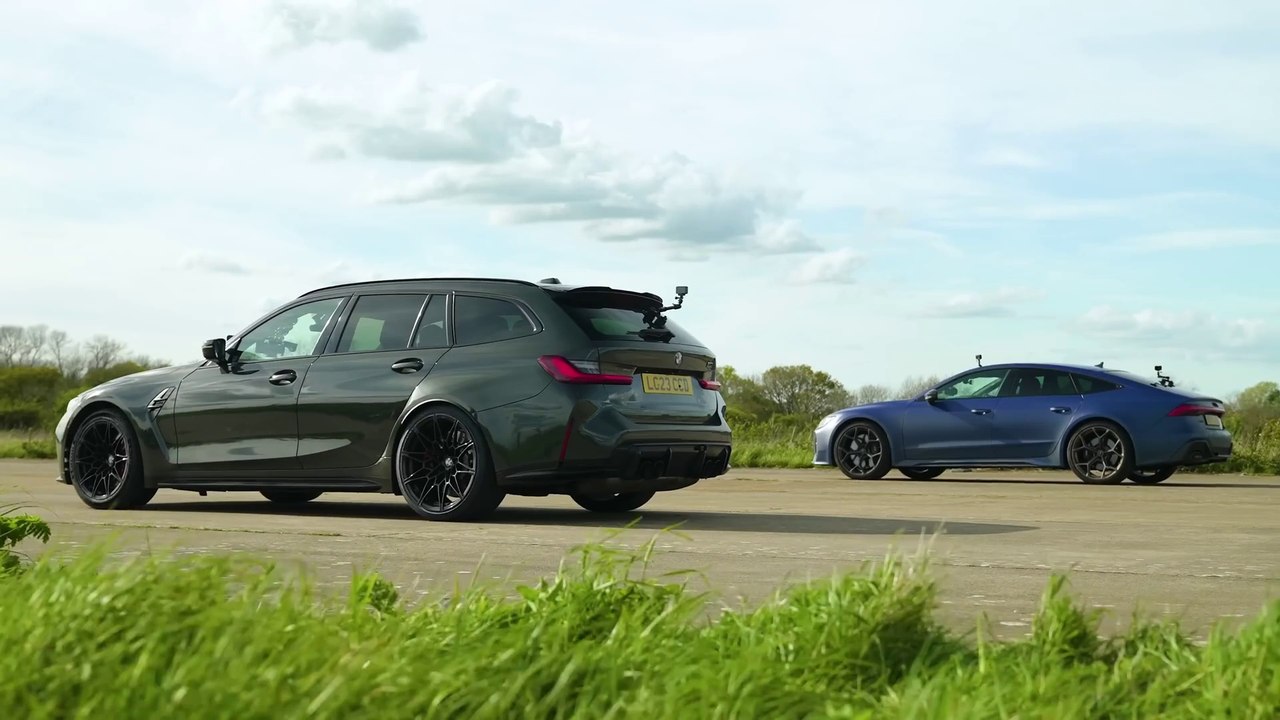 Audi RS7 Performance v BMW M3_ DRAG RACE