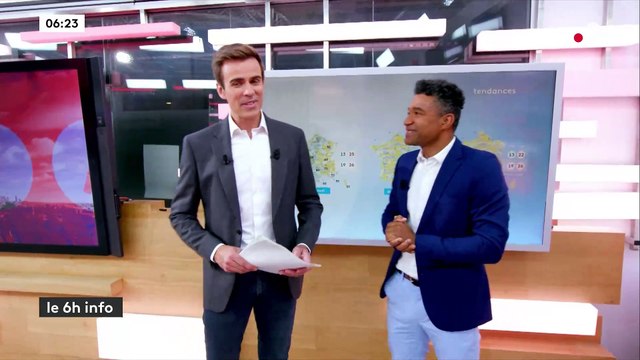 Le présentateur de la matinale, Jean-Baptiste Marteau, brutalement coupé ce matin sur France 2 alors qu'il évoque la grève du jour à France Télévisions