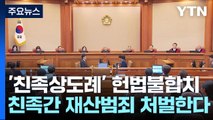 '친족 간 재산범죄 처벌 불가' 친족상도례...헌재 