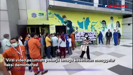 Viral! Nakes di RSUD Koja Jakarta Utara Gelar Aksi Demonstrasi