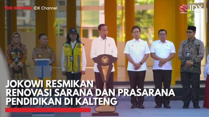 Jokowi Resmikan Renovasi Sarana dan Prasarana Pendidikan di Kalteng