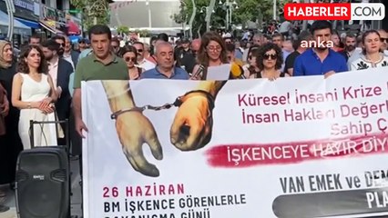 Van'da İşkence Görenlerle Dayanışma Günü Açıklaması