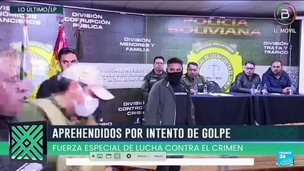 Bolivian general arrested after failed coup