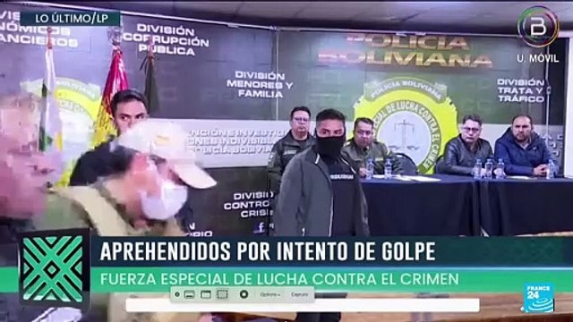 Bolivian general arrested after failed coup