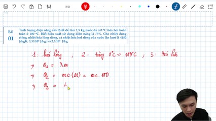 BH6A. NHIỆT HÓA HƠI RIÊNG