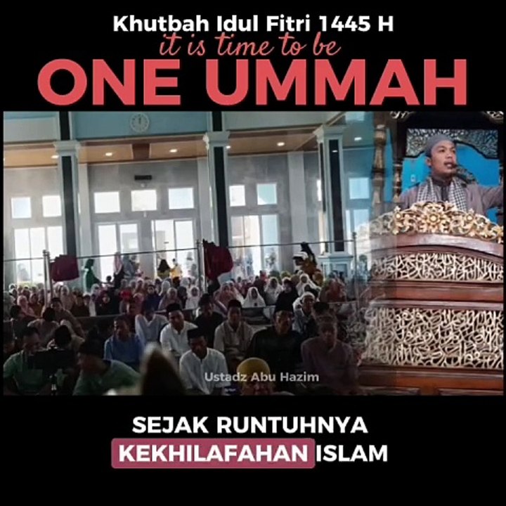 Be One Ummah