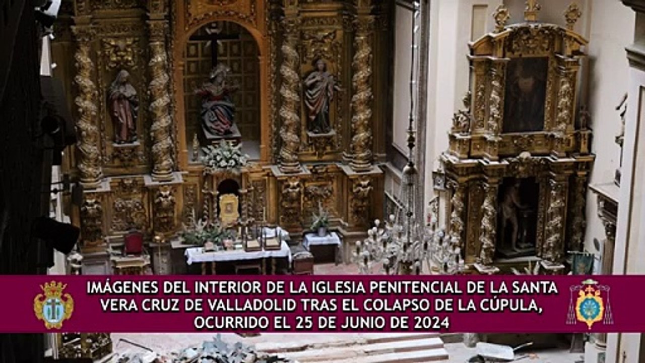 Interior de la Iglesia de la Vera Cruz