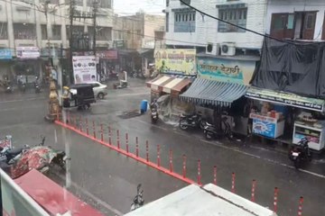 राजसमंद में झमाझम बारिश से मौसम हुआ सुहावना