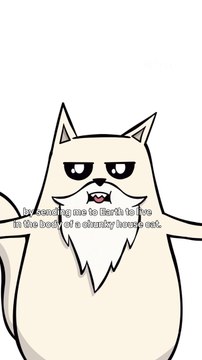 finally, tom ellis has reached his ultimate form. godcat has a VERY important message for you. watch exploding kittens on july 12!!!