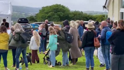 A busy scene at Spreyton Fair, with The Alley Katz playing music. Video by Alan Quick IMG_5190
