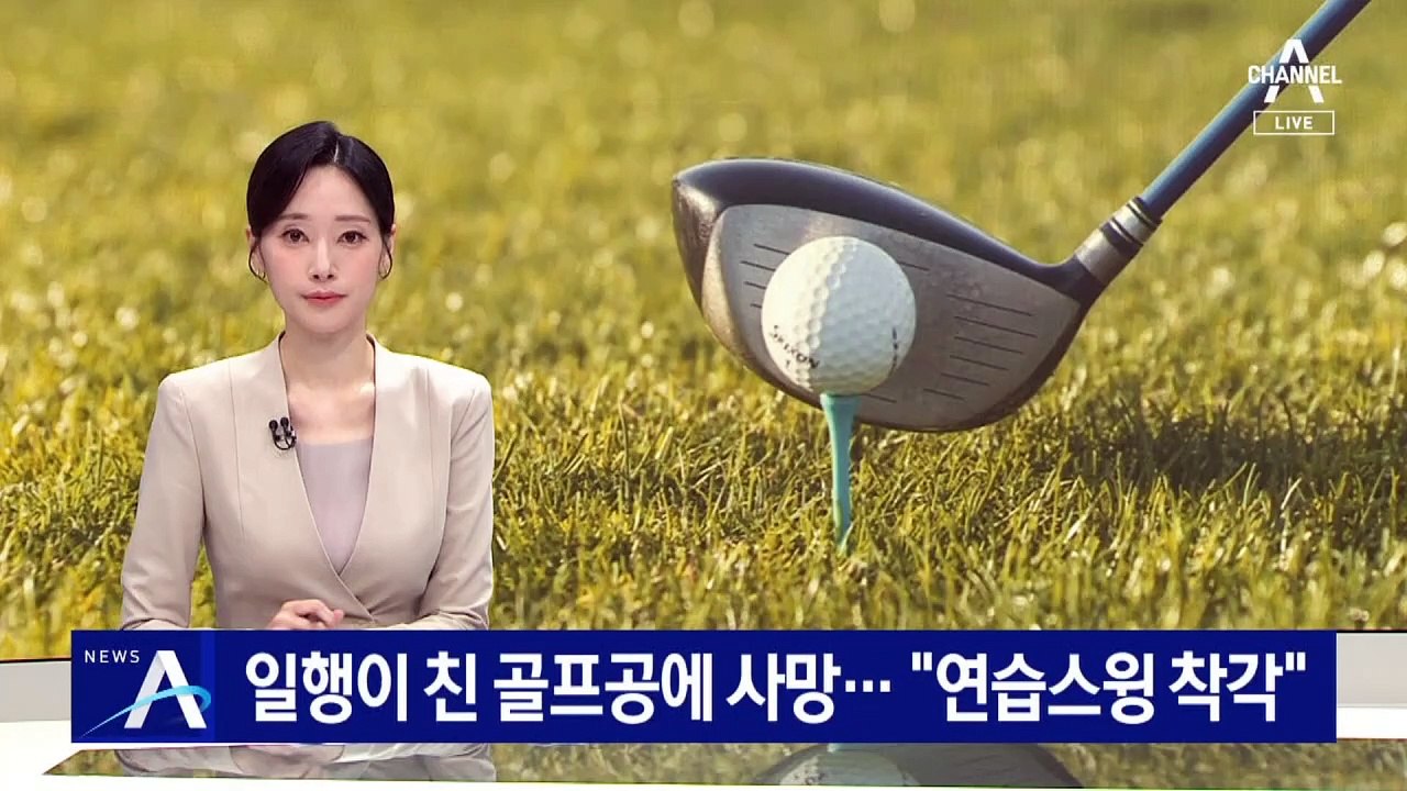 일행이 친 골프공 맞아 사망…“연습스윙 착각”
