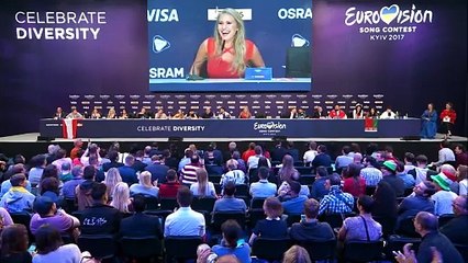 Det så du ikke på tv: Grand Prix-Anja bryder sammen foran verdenspressen |2017| DR