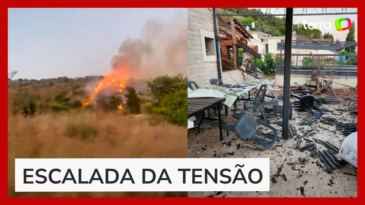 Em resposta a ataques ao Líbano, Hezbollah bombardeia norte de Israel
