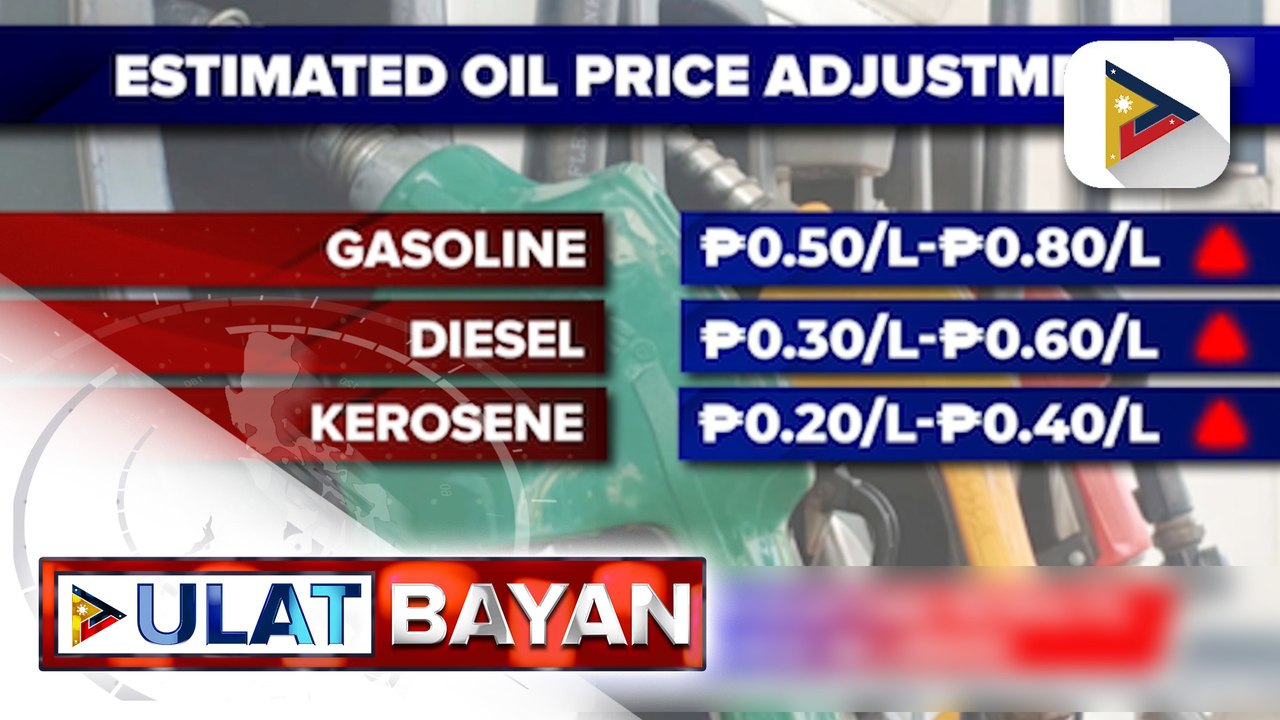 Pagtaas ng presyo ng produktong petrolyo, nakaamba sa susunod na linggo