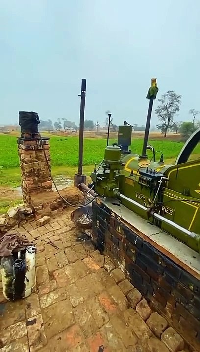 Old diesel engine