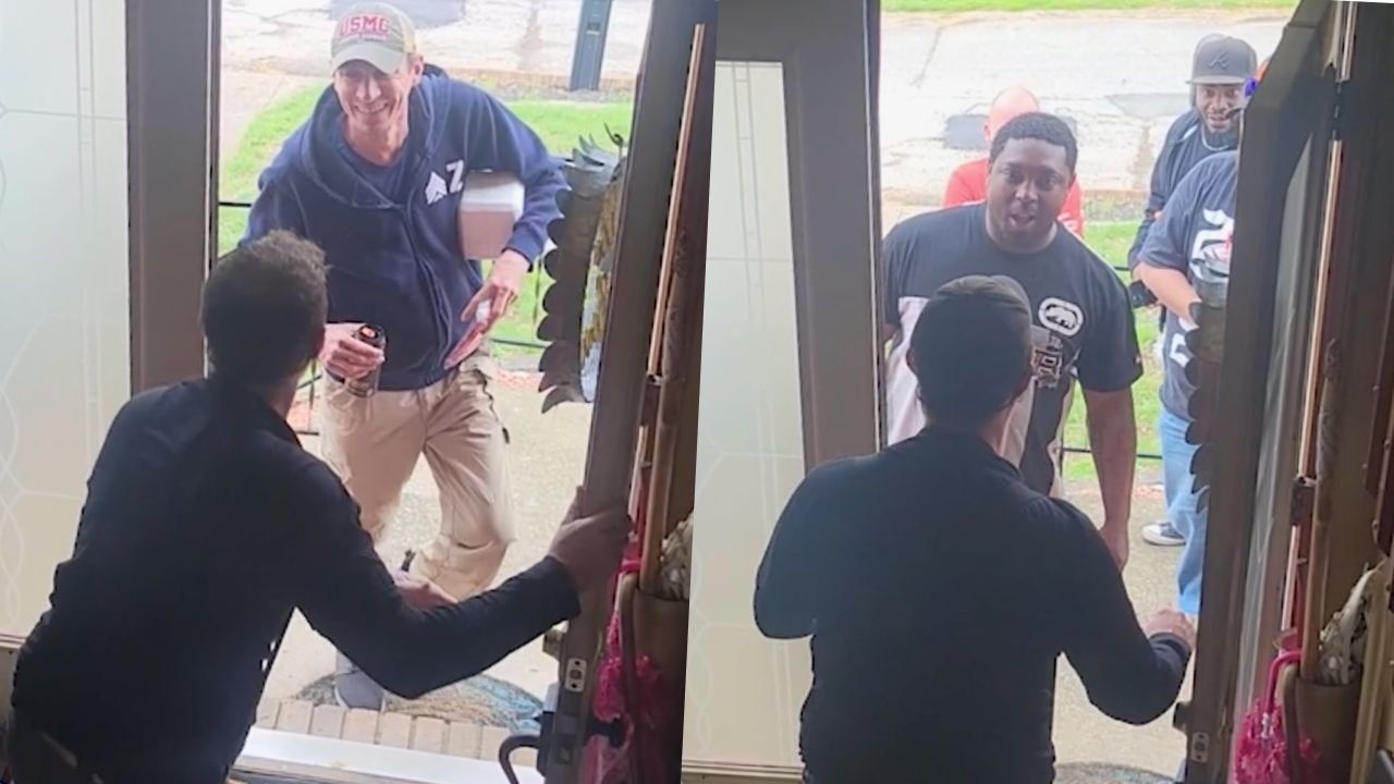 After 20 Years, Marine Surprised By Battle Buddies For 40th Birthday