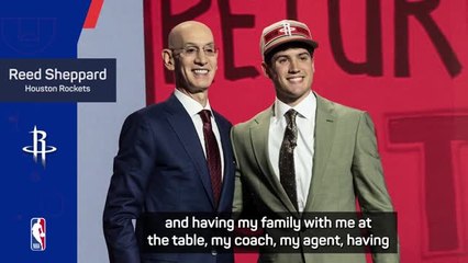 'I've been dreaming of this since I was a little kid' - Sheppard drafted by the Rockets