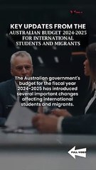 Key Updates from the Australian Budget 2024-2025 for International Students and Migrants