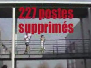 077 277-(1)- En short contre les suppressions de postes !