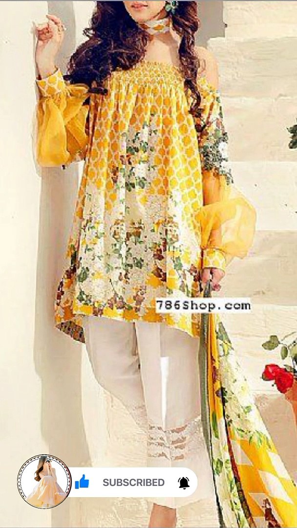 white christmas dresses DIGITAL PRINTED LAWN UF-541
