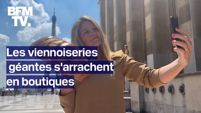 Des croissants et des pains au chocolat XL devenus très populaires sur les réseaux sociaux