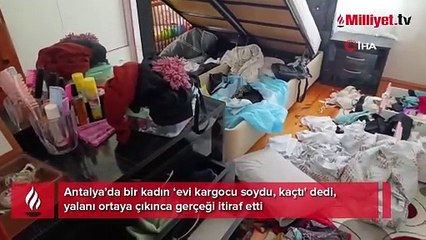 'Kargocu soydu, kaçtı' dedi, yalanı ortaya çıkınca gerçeği itiraf etti