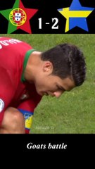 Portugal  Sweden 3-2 #cristianoronaldo #hattrick #football #shorts