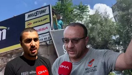 Eyüpsultan’da tarihi yapıdaki tepki çeken tabelalar kaldırıldı