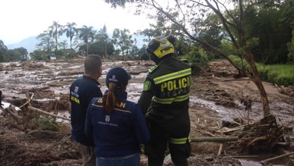 Intensifican la búsqueda de los desaparecidos por avalancha en Venecia y Fredonia, Antioquia