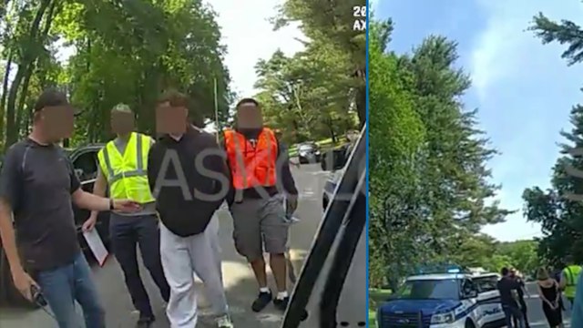 Eylem Tok ve Timur Cihantimur'un ABD'de yakalanma görüntüleri yayımlandı: Ters kelepçeyle gözaltına alınmışlar