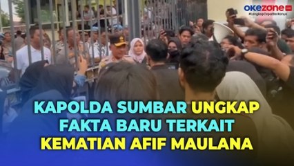 Kapolda Sumbar Ungkap Fakta Baru Terkait Kematian Afif Maulana, Singgung 4 Gengster Besar di Padang