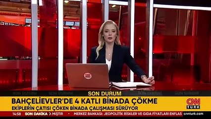 SON DAKİKA HABERİ: Bahçelievler'de 4 katlı binanın çatısı çöktü!