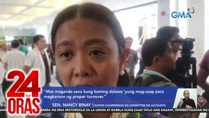 Sen. binay kay Sen. Cayetano kaugnay sa NSB: "Mas maganda kung kaming 2 ang mag-usap" | 24 Oras