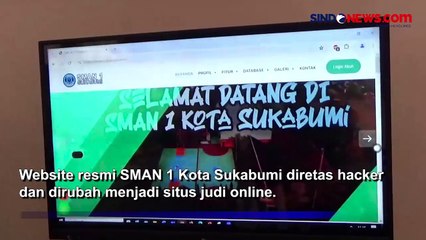 Diretas Hacker, Website SMAN 1 Kota Sukabumi Tampilkan Situs Judi Online
