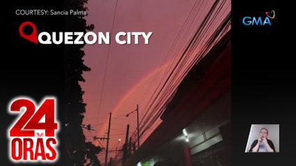 Kalangitang nagkulay-kahel, naobserbahan sa Metro Manila at karatig lugar | 24 Oras