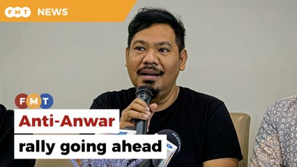 Anti-Anwar rally to proceed despite police warning, says organiser
