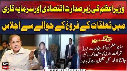 Meeting on Economic and Investment Promotion under Prime Minister's Supervision