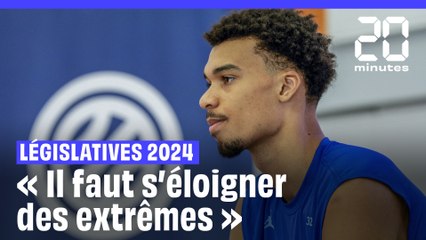 Législatives 2024 : Pour Wembanyama, il est « important de s'éloigner des extrêmes » #shorts