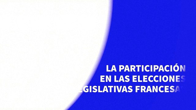 La participación en las elecciones legislativas francesas