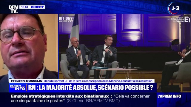 C'est à la fin du bal qu'on paye les musiciens : Philippe Gosselin, député sortant LR, sur le déclin significatif du parti Les Républicains dans cette campagne de législatives