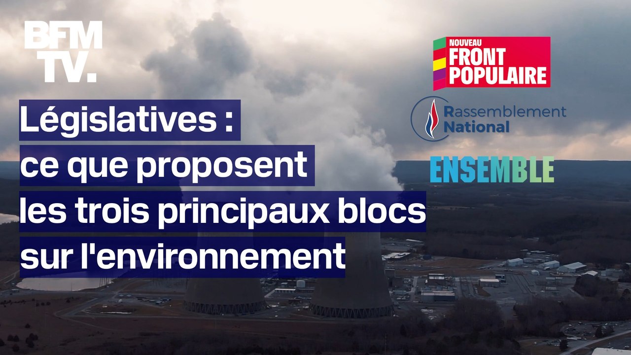 Environnement: ce que proposent les trois principaux blocs pour les législatives