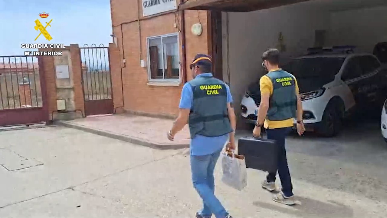 Vídeo difundido por la Guardia Civil en el marco de la operación por el sabotaje en Cepa 21
