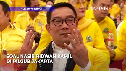 Golkar Bicara Peluang Ridwan Kamil Batal Maju di Jakarta, Ini Alasannya
